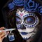 1 oz Royal Blue Water-Based Air Brush Paint for Skin - Face & Body Airbrush Paint for Halloween, Cosplay, Theatrical Makeup & Temporary Tattoos